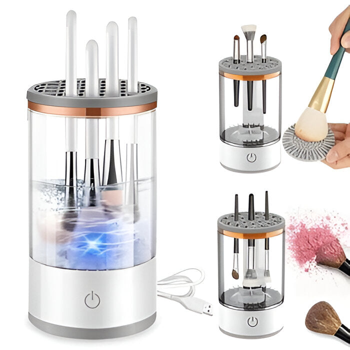 ✨ Limpiador y Secador Automático de Brochas de Maquillaje ✨